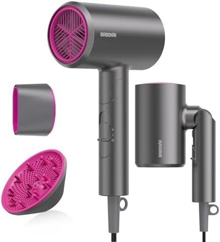 Gray Foldable 1875W Ionic Hair Dryer — photo 4