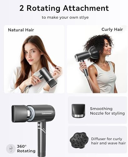 Portable quiet brushless travel hair dryer — photo 5