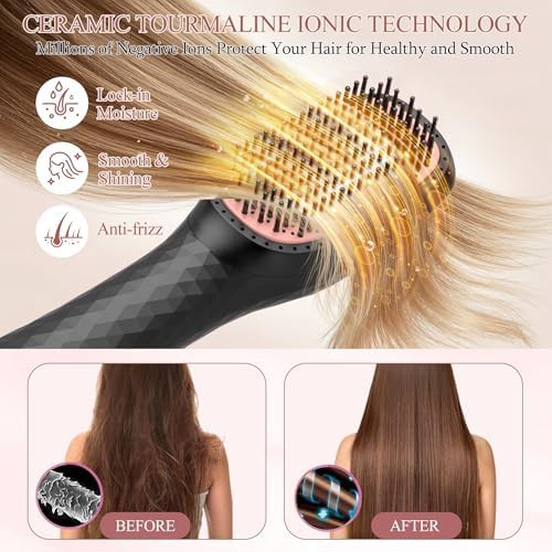 Professional ionic hot air brush styler — photo 3