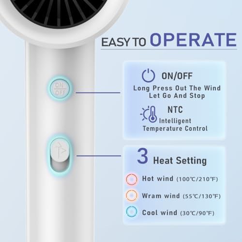 Ionic Hotel Dryer with Integrated Night Light — photo 4