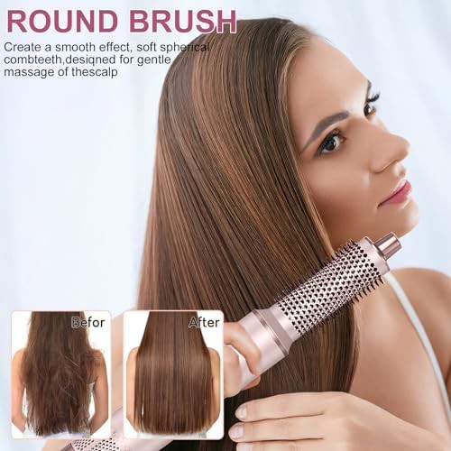 Pink five in one hot air styler brush — photo 5