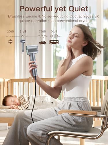 Quiet Ionic Hair Dryer with Brushless Motor — photo 3