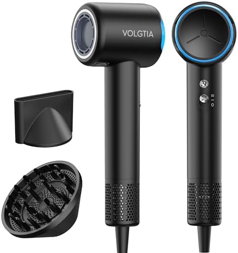 Ionic fast dryer with magnetic attachments