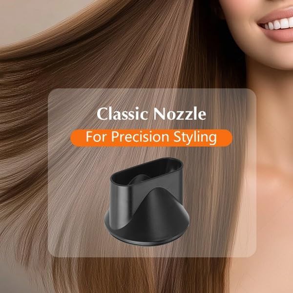 Black Small Foldable Travel Hair Dryer — photo 5