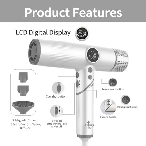 Foldable Ionic Brushless Travel Blow Dryer — photo 3