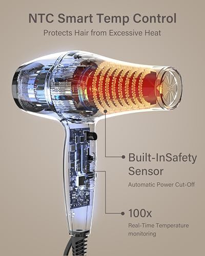 Powerful ionic salon blow dryer with nozzle — photo 4