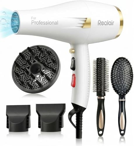 Fast drying salon model with diffuser