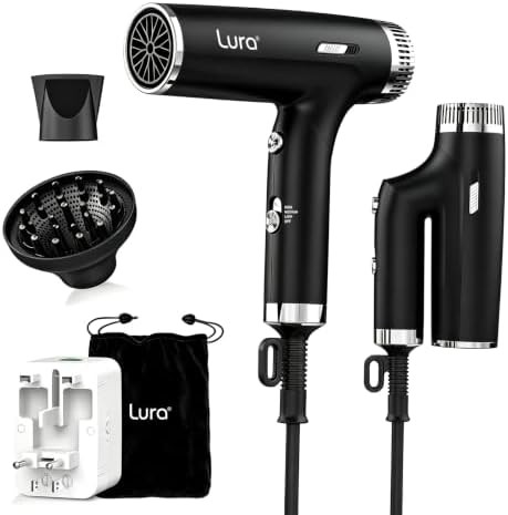 Dual voltage travel hair dryer mini portable