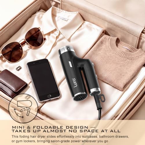 Dual voltage travel hair dryer mini portable — photo 3