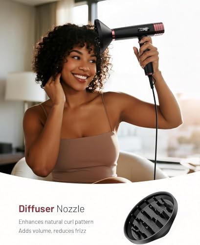 Black dual voltage travel ionic dryer — photo 4