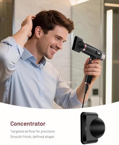 Black dual voltage travel ionic dryer — photo 5