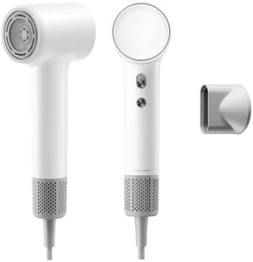Mini white high speed hair dryer