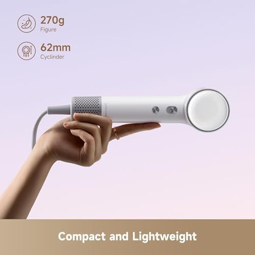 Mini white high speed hair dryer — photo 3