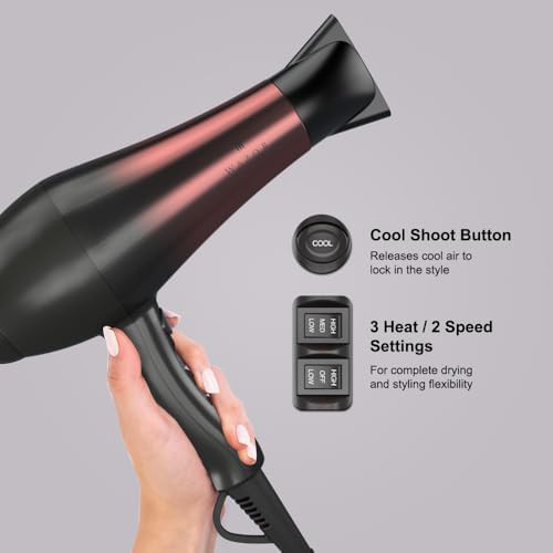 Professional Ceramic Tourmaline Ionic Hair Dryer — photo 3
