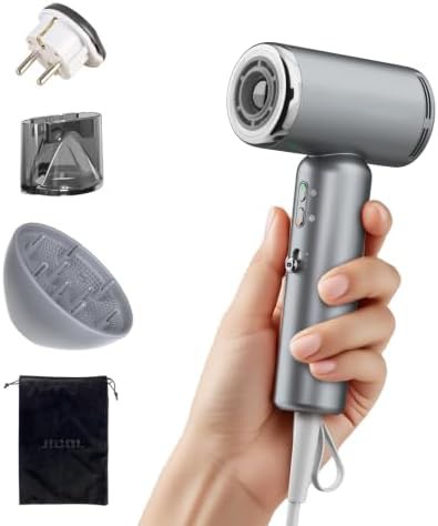 High Speed Mini Travel Dryer in Gray