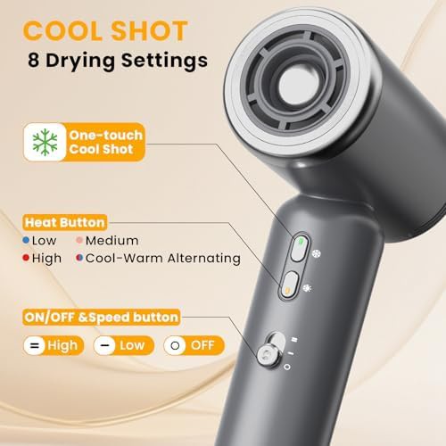 High Speed Mini Travel Dryer in Gray — photo 5