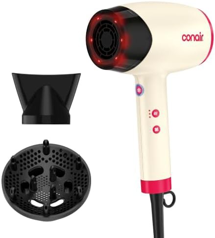 InfinitiPRO Infrared White Ionic Hair Dryer