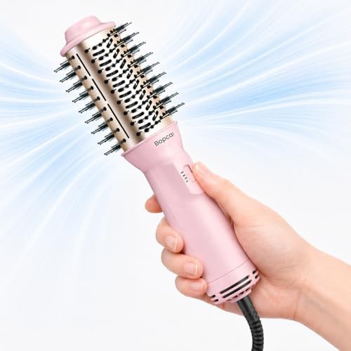 Universal voltage travel blow dryer brush