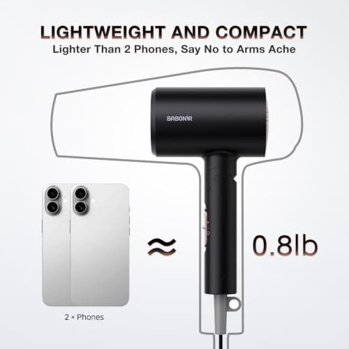 Black Foldable 1875W Diffuser Hair Dryer — photo 4