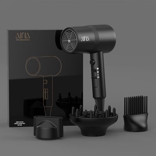 Black Ceramic Dryer with Comb Attachment — photo 5