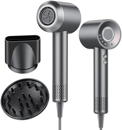 Quiet Travel Ionic Dryer in Gray