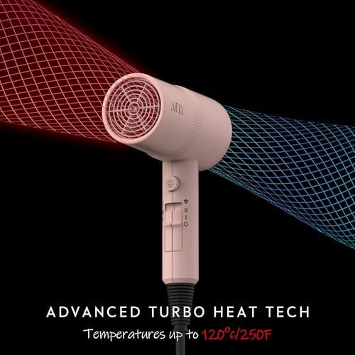 Pink Ceramic Dryer with Comb Attachment — photo 4