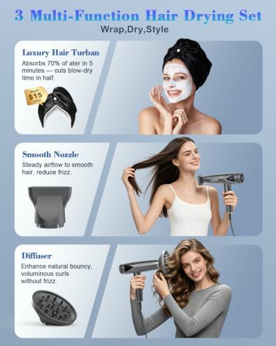 Dual Voltage Foldable Travel Hair Dryer — photo 4