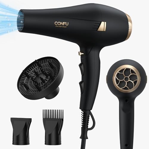 Professional fast drying ionic hair dryer