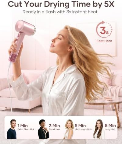 Ionic hair dryer with magnetic attachments — photo 3