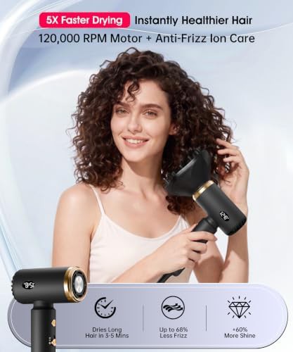 Travel dual voltage hair dryer with diffuser — photo 3