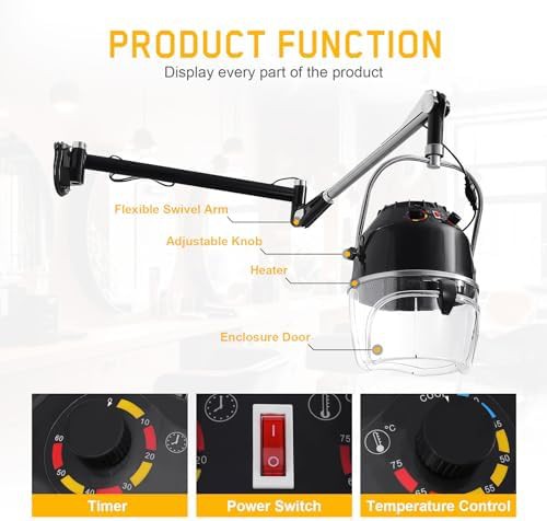 Wall Mounted Hood Dryer with Integrated Timer — photo 3