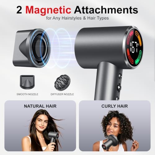 High Speed Hair Dryer with LED Display — photo 5