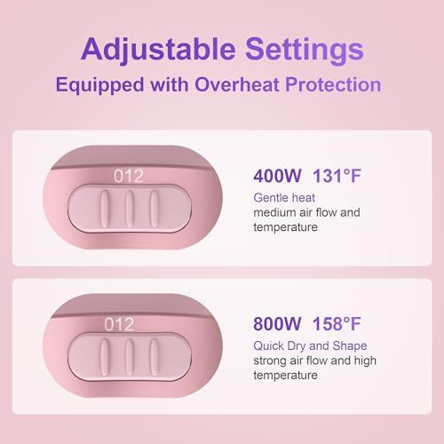 Pink 2-in-1 Diffon Dryer for Curls — photo 4