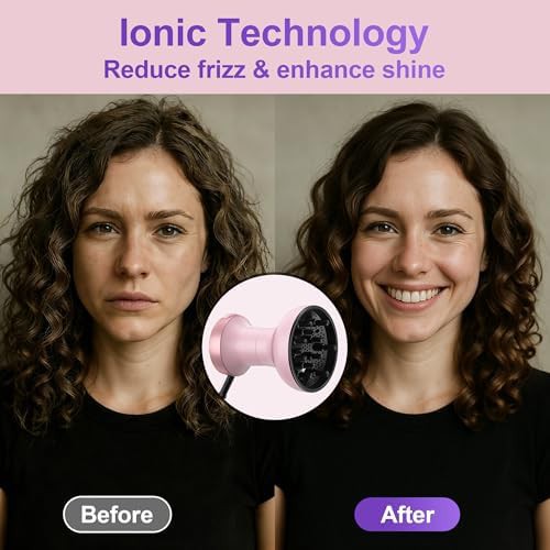Pink 2-in-1 Diffon Dryer for Curls — photo 5